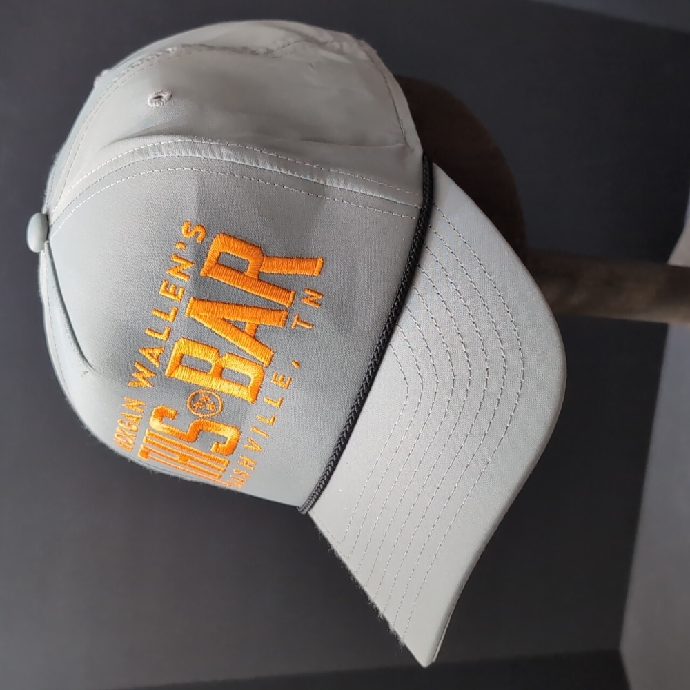 Imperial,Mogan Wallen,This Bar Men's Gray Music Merch Hat.